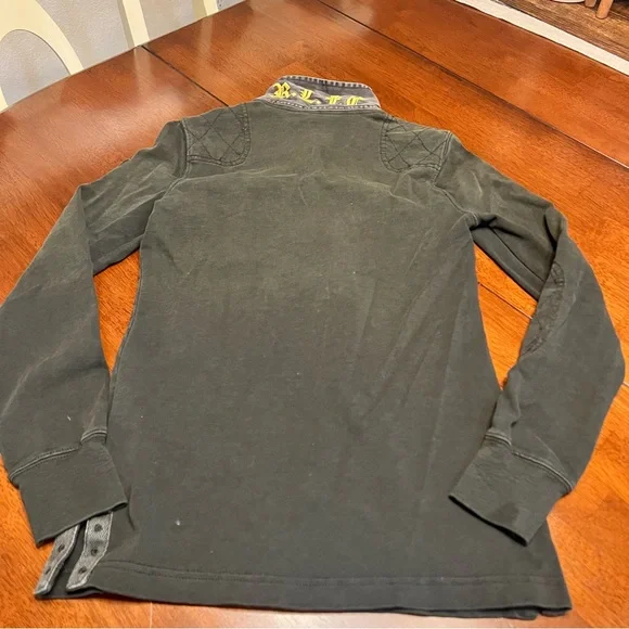 Ralph Lauren Rugby Shirt Womens Medium Polo 2004 Y2K Patch Embroidered RL VTG - Picture 12 of 13